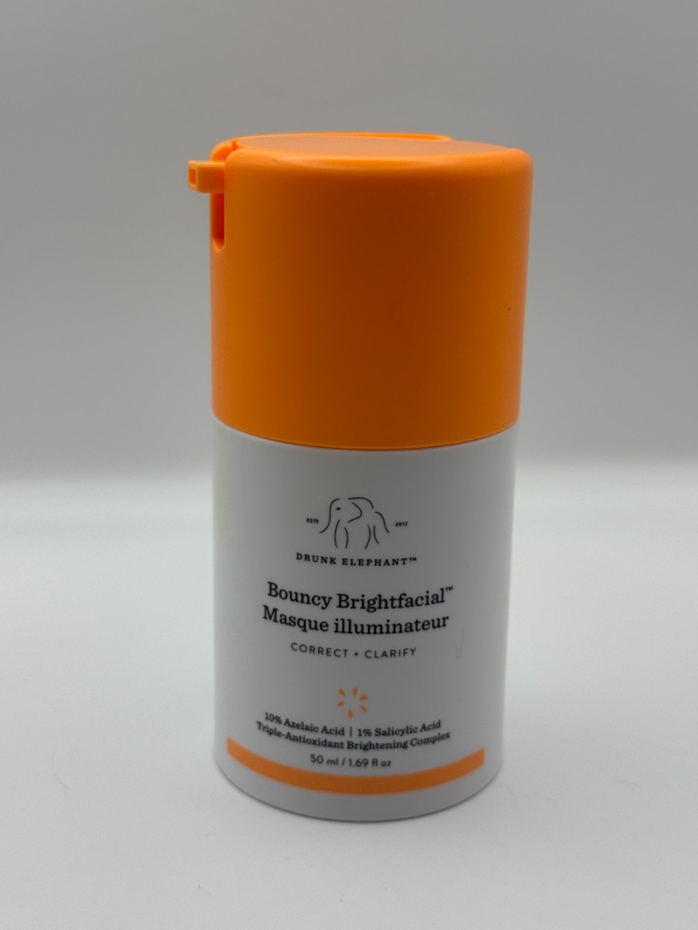 Drunk Elephant Bouncy Brightfacial Skincare Azelaic Salicylic Acid Skincare